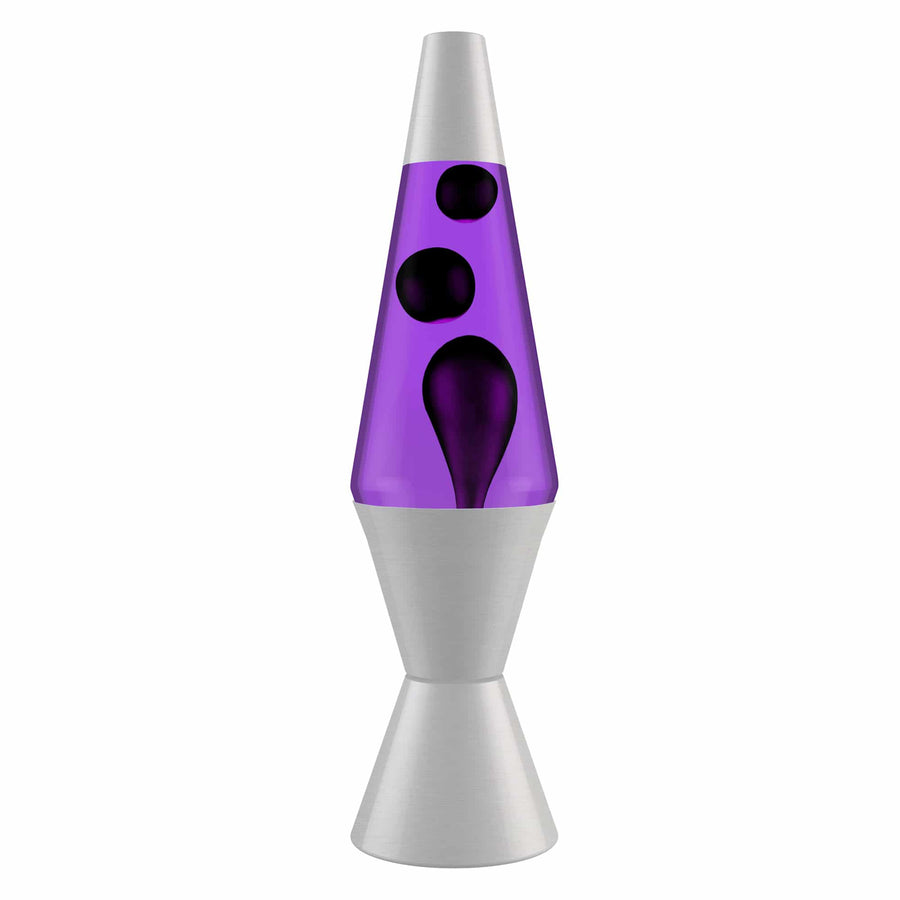 14.5’’ LAVA LAMP – BLACK & PURPLE