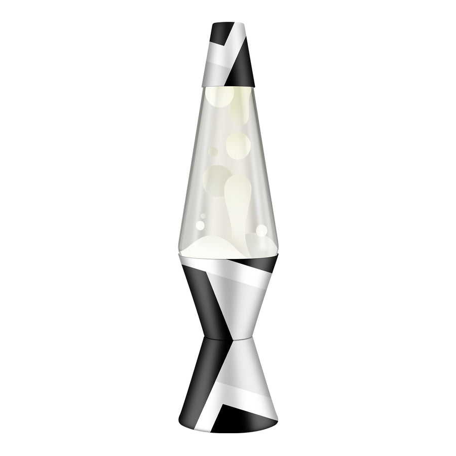 14.5″ LAVA LAMP POLYGONAL WHITE TONE