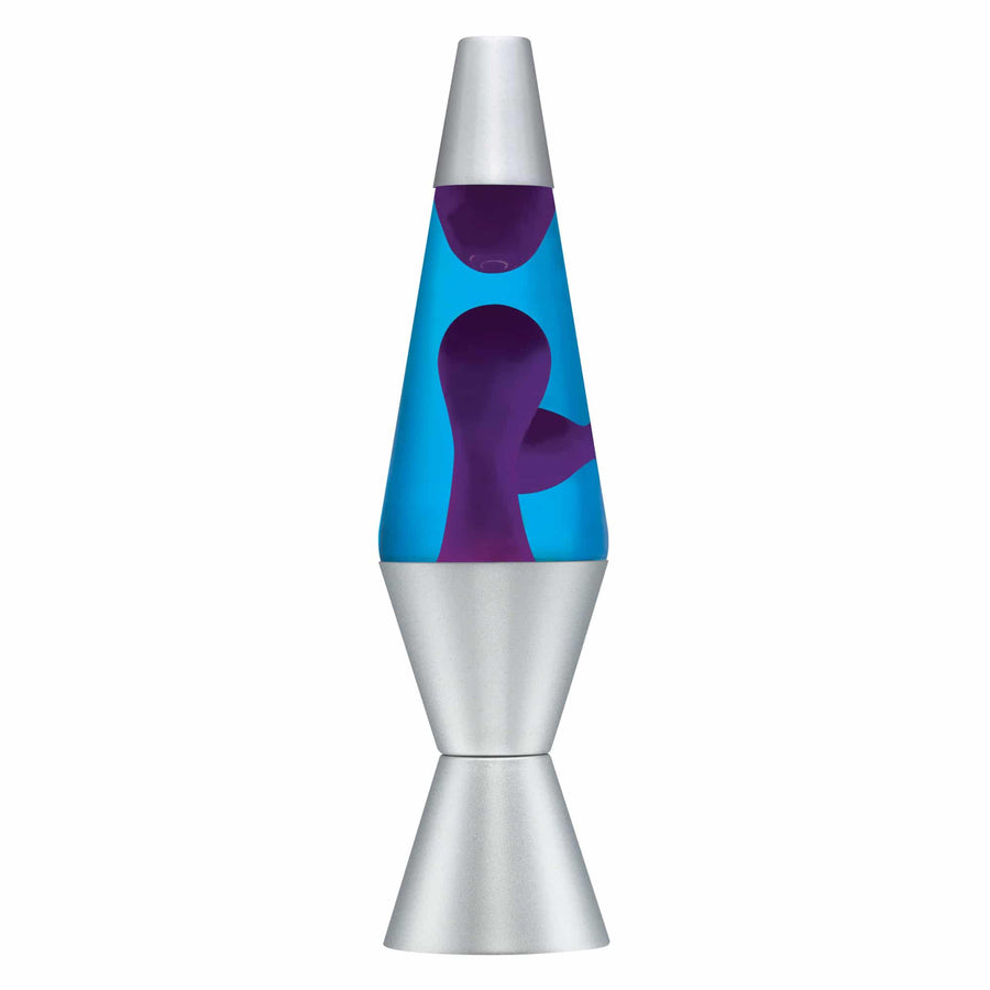 14.5″ LAVA LAMP – PURPLE/BLUE/SILVER