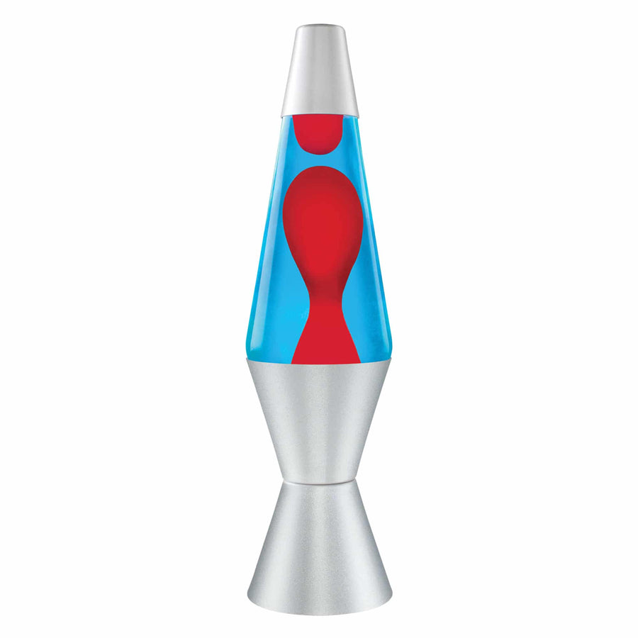 14.5″ LAVA LAMP – RED/BLUE/SILVER