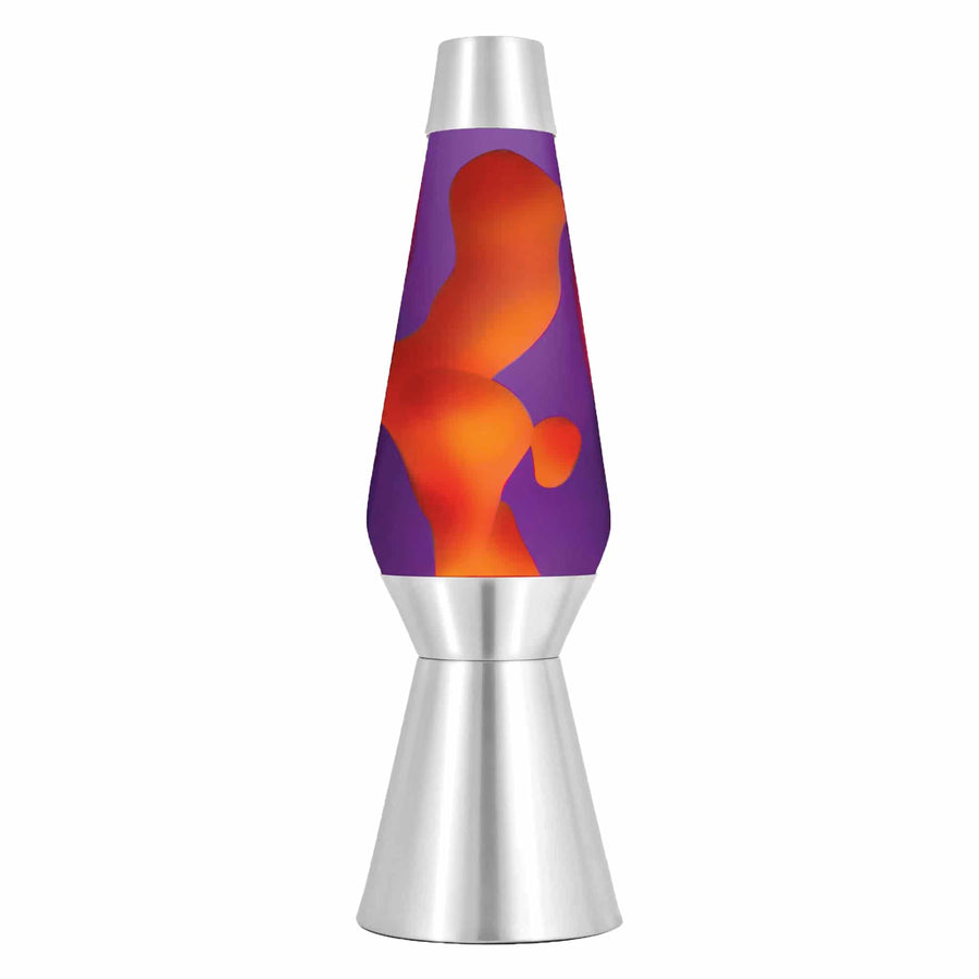 27″ LAVA LAMP GRANDE – YELLOW/PURPLE/SILVER